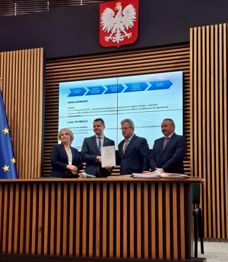 Inwestujemy w bezpieczeństwo mieszkańców Gminy Samborzec